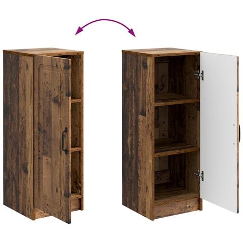 Credenza Legno antico 33 x 34,5 x 87 cm Legno ingegnerizzato - Foto 9