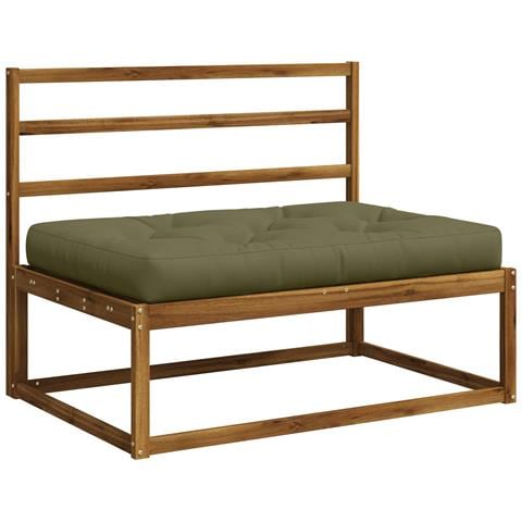 Cuscino per Pallet VIANEN 100% Poliestere Verde Oliva - Foto 2