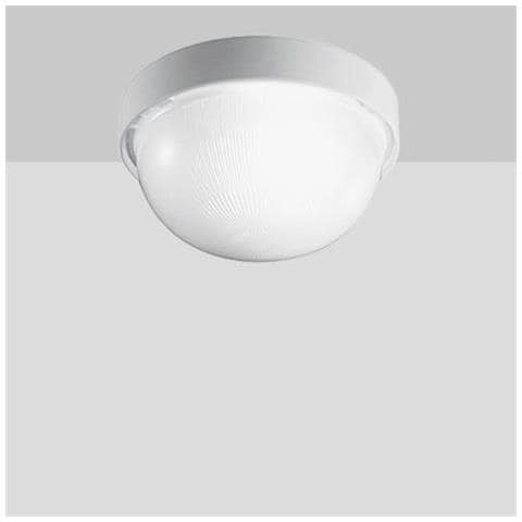 Plafoniera Bianca 60 Watt E27 Drop 20 005000 - Foto 2