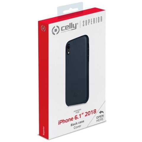 Cover in Similpelle Superior per iPhone XR Colore Blu - Foto 5