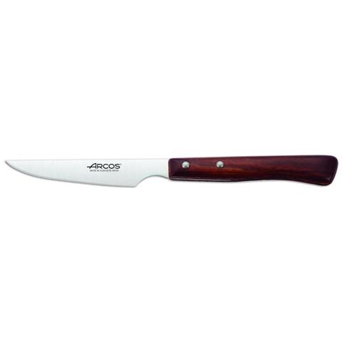 Manico in polipropilene marrone, 8 Arcos Coltello da tavolo Lama in acciaio inox NITRUM 110 mm Coltello da tavolo 