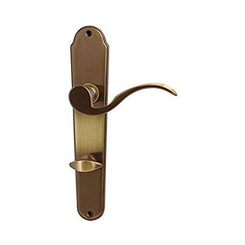 Panda - Ls Ottone Brunito Per Porte Del Bagno Wc Pulsante Set Maniglia Porta Guarnizioni, 32212433 - Foto 2
