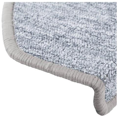 Tappetini Per Scale 15 Pz Grigio Chiaro 65x24x4 Cm - Foto 2