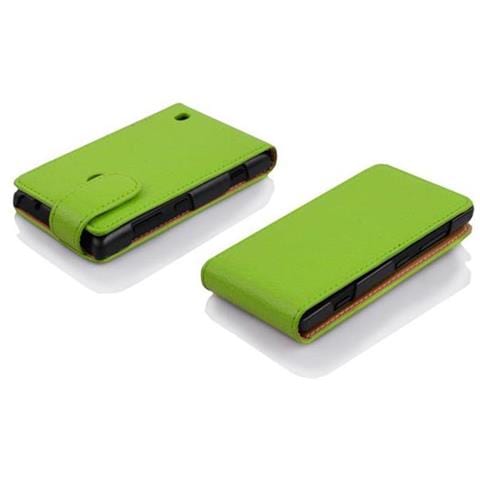 Custodia Compatibile Con Nokia Lumia 630 / 635 In Verde Limone - Coperchio Protettivo In Design Flip Realizzato In Similpelle Testurizzata - Foto 6