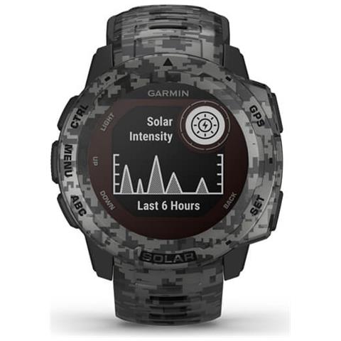Smartwatch Instinct Solar Display Digitale MIP 16 MB GPS Graphite Camo - Foto 2