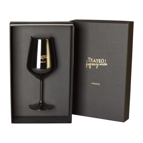 Teatro Fragranze Uniche Per Ambiente Nero Divino Candela Calice 380 Gr - Foto 2