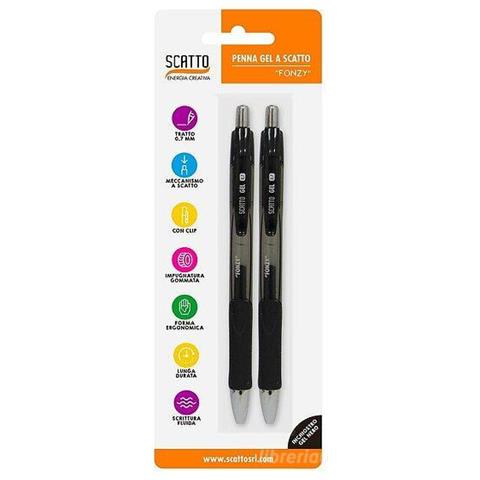 CF2PZ PENNA A GEL 0 7MM NERO - Foto 1