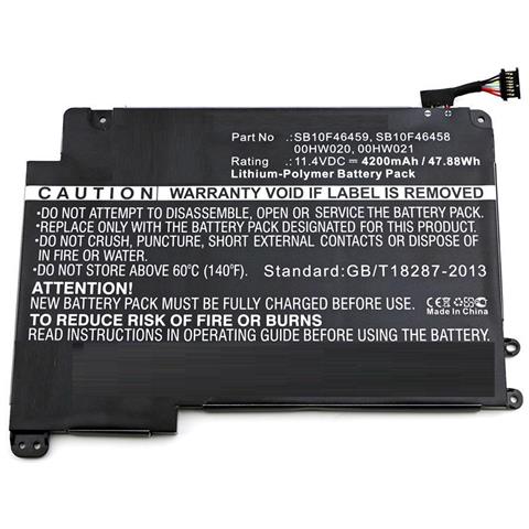 Coreparts Mbxle-ba0179 Ricambio Per Laptop Batteria (laptop Battery For Lenovo - 48wh Li-pol 11.4v 4200mah - Black, 48wh - Foto 2