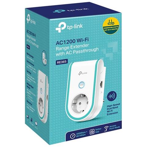 Ripetitore Wi-fi Ac1200 Dual Band Con Presa A Muro, Bianco / Champagne - Foto 5