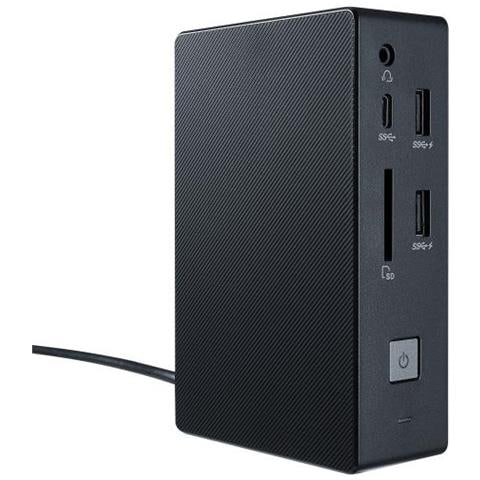 SimPro Dock 2 Docking Station per Notebook Cablato Thunderbolt 3 / 4x USB 3.2 4x Display - Nero / Blu - Foto 2