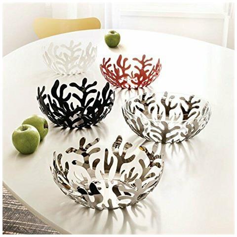 Mediterraneo Fruttiera in Acciaio Colorato - Rosso - Foto 7