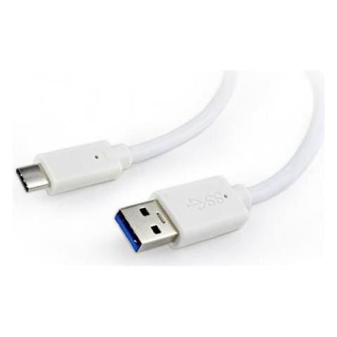 Cavo Da Usb 3.0 A Tipo C Cablexpert Am/cm 1 M Ccp-usb3-amcm-1m-w - Foto 1