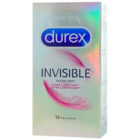 Preservativi Invisible Extra Lubricated Durex Invisible (12 Uds) - Foto 2