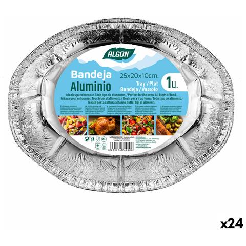Vassoio Algon Pollo Ovale 25 X 20 X 10 Cm (24 Unità) - Foto 1