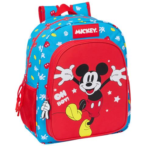 Zaino Scuola Fantastic Azzurro Rosso 32 X 38 X 12 Cm - Foto 1