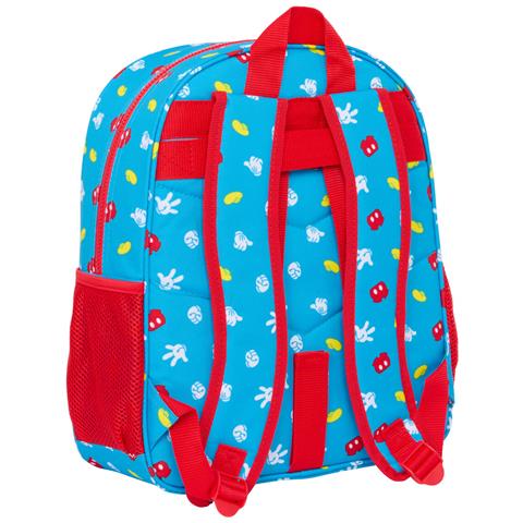 Zaino Scuola Fantastic Azzurro Rosso 32 X 38 X 12 Cm - Foto 2