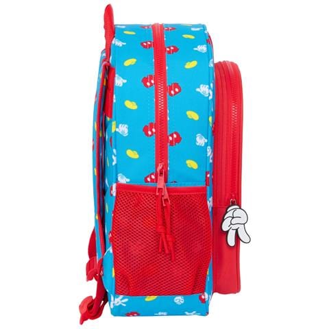 Zaino Scuola Fantastic Azzurro Rosso 32 X 38 X 12 Cm - Foto 3