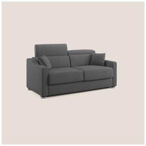 Amber Divano letto matrimoniale in tessuto smacchiabile T05 191 cm (mat. 140x197) antracite - Foto 1