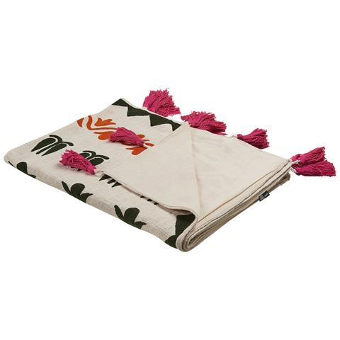 Coperta Anand Cotone 130 X 180 Cm Multicolore - Foto 9