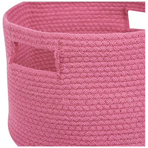 Set Di 2 Cestini Chiniot Cotone Fucsia - Foto 2