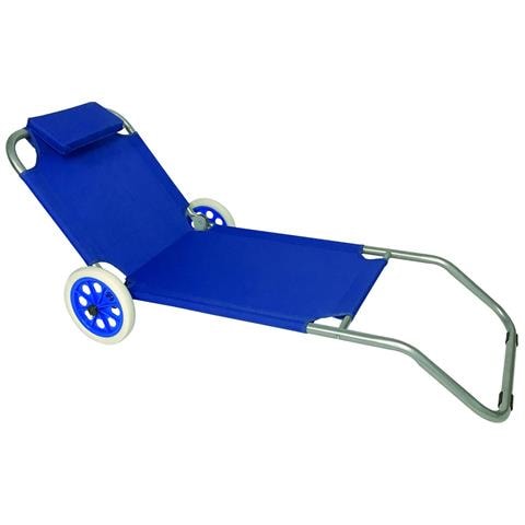 Sedia Sdraio Da Spiaggia Pieghevole E Richiudibile A Trolley Runner - Foto 1