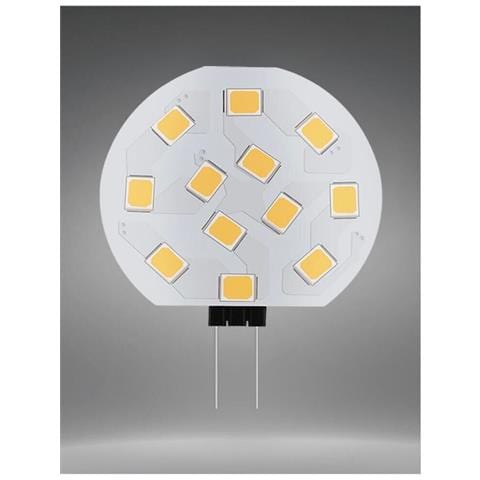 3 X Lampadina 12 Led Luce Calda Lampada Slim Piastra Tonda G4 2 Watt - Foto 1