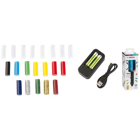 Penna Incollatrice A Caldo Con Batteria 2.1ah Gluey Blu - Foto 2