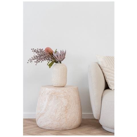 Tavolino Bonn - Beige - Truciolare - 47,5x47,5x41 Cm - Foto 2