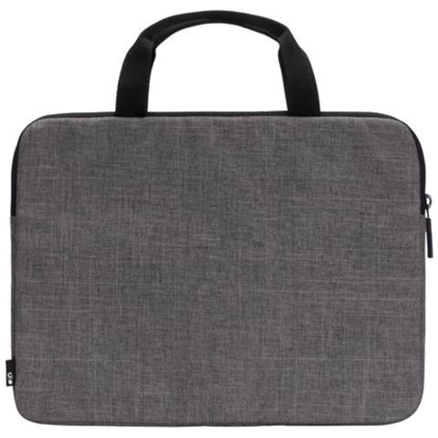 Custodia Da Trasporto In Poliestere Con Cerniera Per Pc Da 13 Pollici, Grigio Antracite - Foto 2
