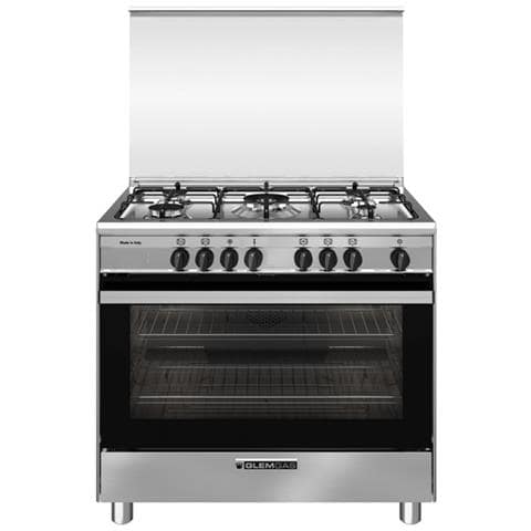 Cucina Elettrica SA965MI 5 Fuochi a Gas Forno Elettrico Multifunzione Ventilato Classe A Dimensioni 90 x 60 cm Colore Acciaio Inox Serie Specialista - Foto 1