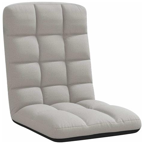 Sedia Da Terra Pieghevole Grigio Nuvola 71x51x62 Cm In Tessuto - Foto 2