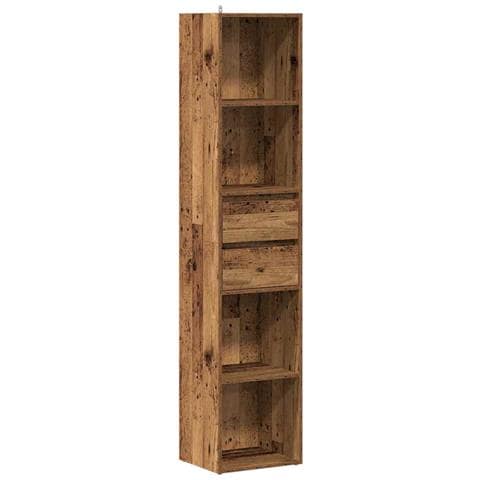 Libreria Legno Antico 36x30x171 Cm In Legno Multistrato - Foto 2