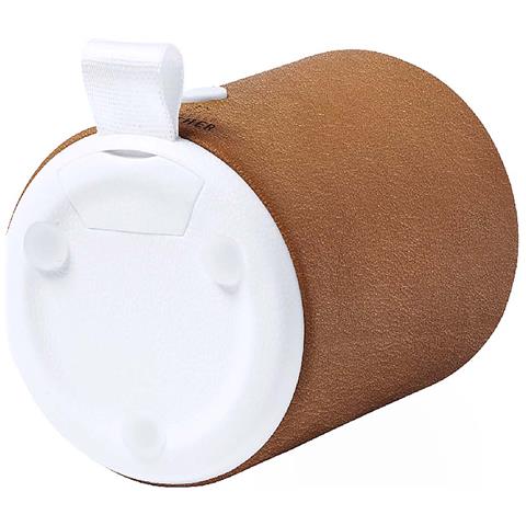 Altoparlante Rabs E Pelle Bluetooth. Potenza Sonora 3w. Batteria 400 Mah 6,2x6,5x6,2 Cm. Colore Marrone - Foto 4