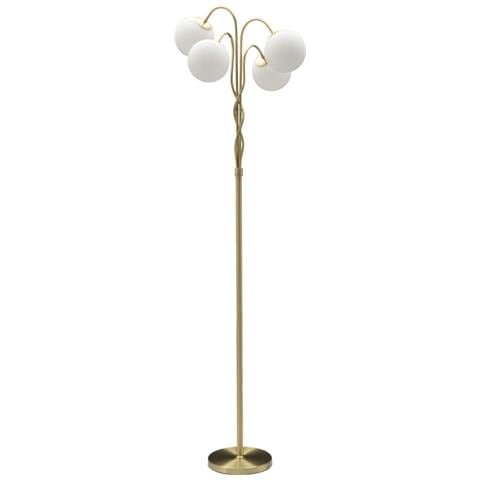 Lampada Da Terra Mf204 - Oro - Metallo - 54x54x176 Cm - Foto 1