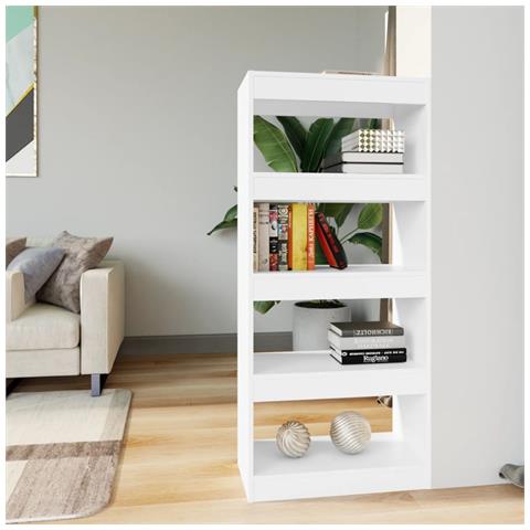 Lusso Casadino - Libreria/divisorio Bianco 60x30x135 Cm In Legno Multistrato - Foto 8