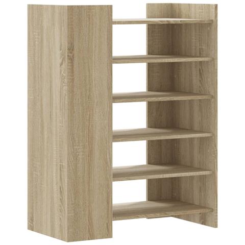 Lusso Casadino -  Scarpiera Rovere Sonoma 74,5x37,5x100 Cm In Legno Multistrato - Foto 1
