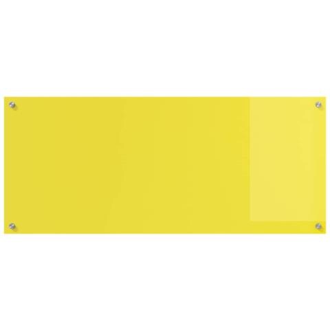 Schienale Cucina Giallo 120x50x0,6 cm in Vetro Temperato - Foto 2