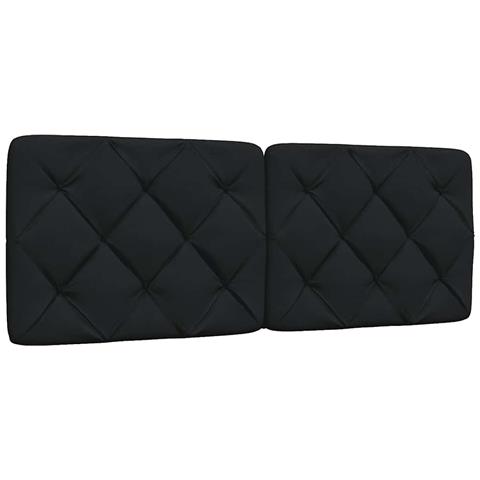 Letto con Materasso Nero 140x200 cm in Tessuto - Foto 9