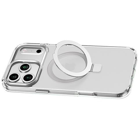 Custodia Argento Compatibile Con Iphone 15 Pro Max - Antiurto, Magnetica, Con Supporto Invisibile - Foto 2