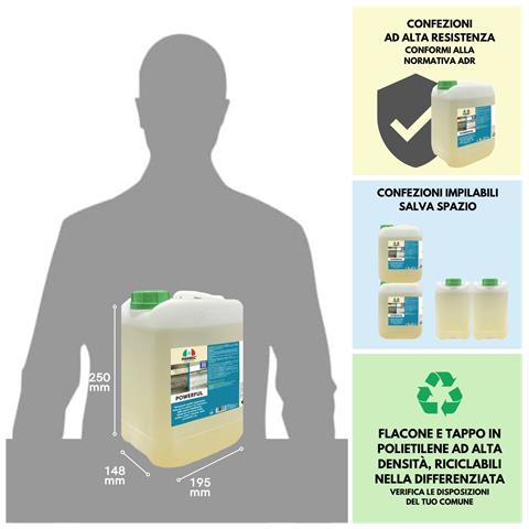 Marbec Powerful 5ltx4pz Detergente Sgrassante Nautico Concentrato, Elimina Morchie Oli E Gasolio, Non Tossico, Sicuro Su Plastica, Metalli E Gomma. - Foto 3