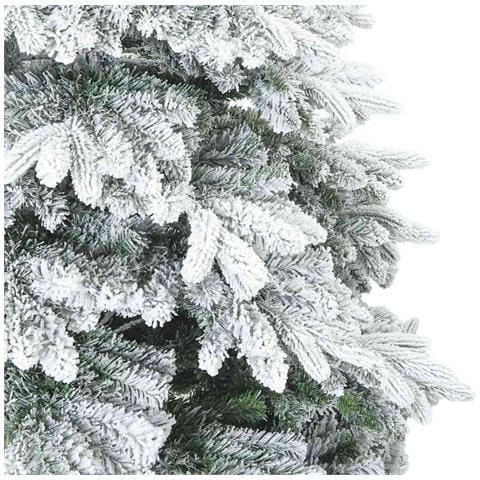 Albero di Natale artificiale con 150 LED Bianco 150 cm PE e PVC - Foto 9