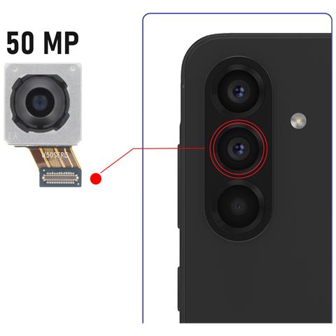 Fotocamera Posteriore Originale Per Galaxy A56 Sensore Principale 50mp Service Pack, Nero / Argento - Foto 2