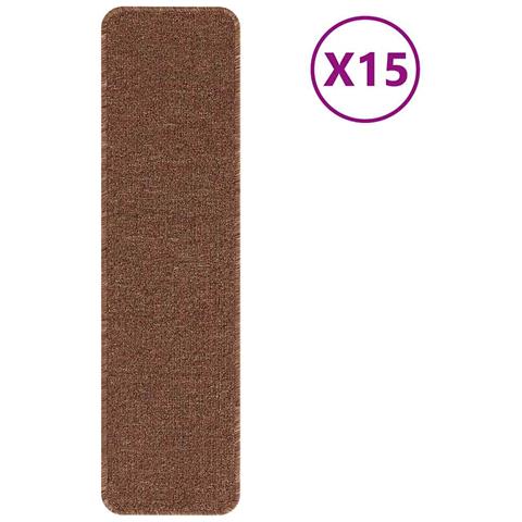 Tappetini Antiscivolo per Scale 15 pcs Giallo 75 x 20 cm PP - Foto 1
