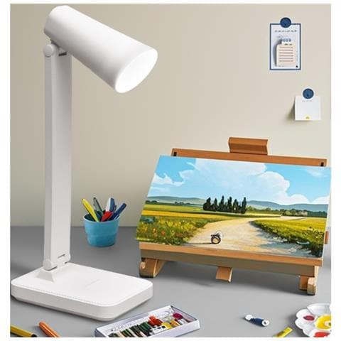 Lampada Da Tavolo Ricaricabile E Plug-in Con Regolazione Colore E Luminosità - 2400 Runtime - Foto 2