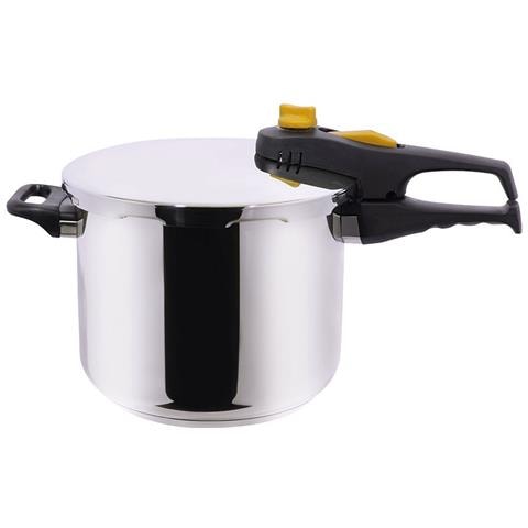 Pentola a Pressione Power in Acciaio Inox 18/10 - Sicura, Performante e adatta all’Induzione - 6 Litri - Foto 1
