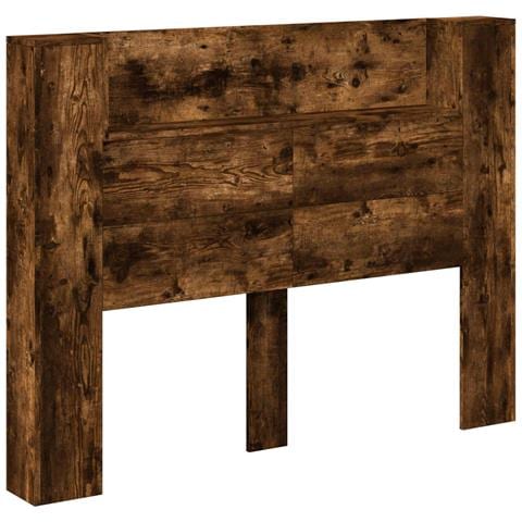 Testata con Mobile e LED Quercia Affumicata Legno multistrato - Foto 1