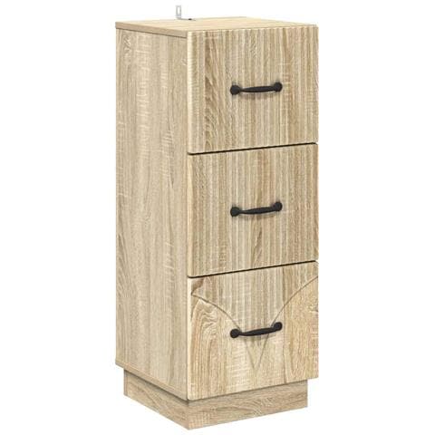 Mobile con Cassetti Rovere Sonoma 33 x 34,5 x 87 cm - Foto 1