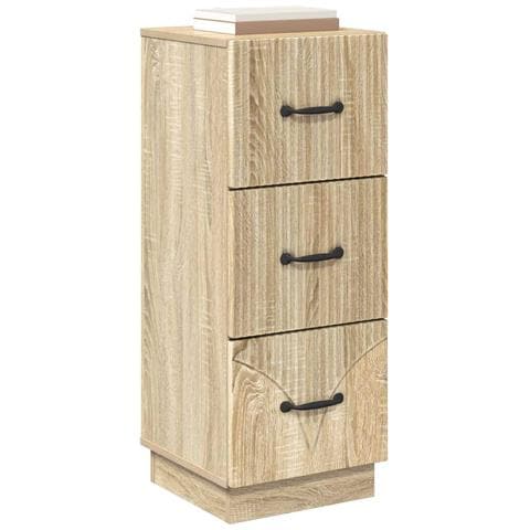 Mobile con Cassetti Rovere Sonoma 33 x 34,5 x 87 cm - Foto 2