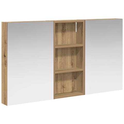 Set di Armadi da Bagno con porta 3 pcs 110 x 10,5 x 60,5 cm - Foto 1