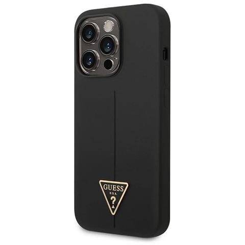 Custodia Per Iphone 14 Pro Max In Silicone Nero Guess - Foto 1